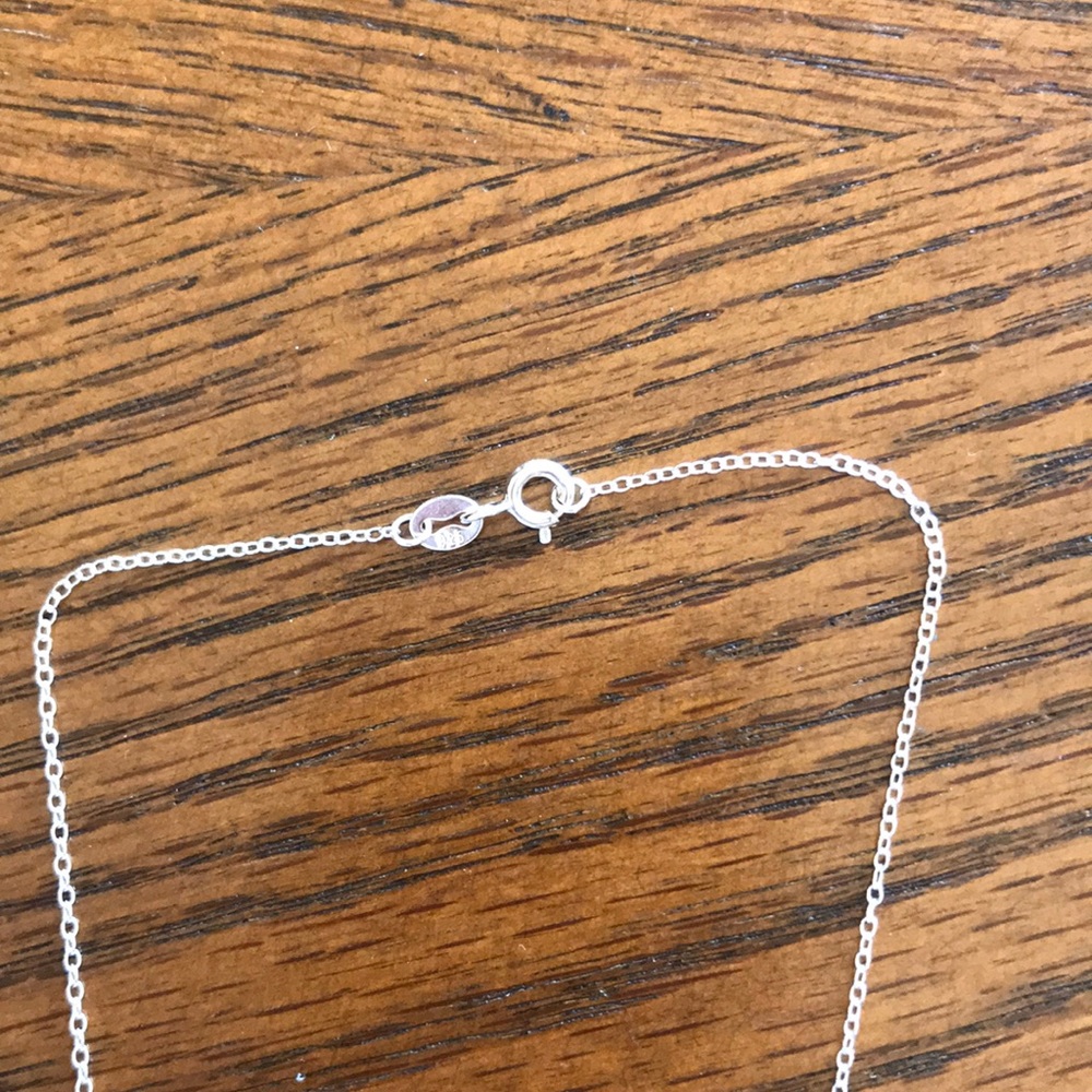 Sterling Silver Hammered Sand Dollar Necklace - Picture 12 of 14